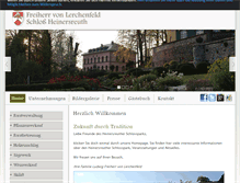 Tablet Screenshot of lerchenfeld-heinersreuth.de